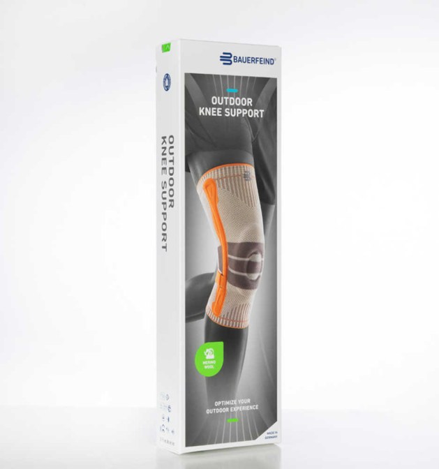 bauerfeid, outdoor knee brace, knie brace